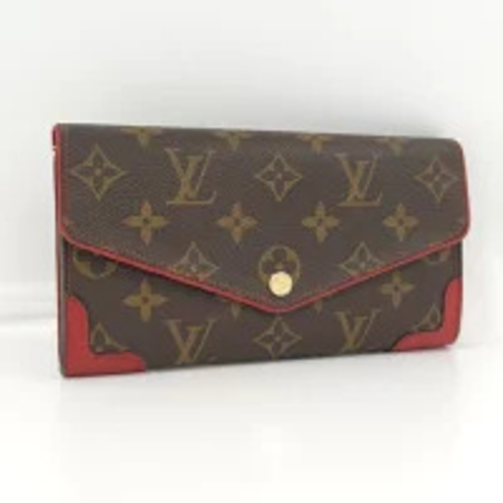 LOUIS VUITTON Portefeuille Sarah Retiro Bi fold Long Wallet Monogram